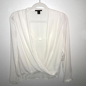 🌼Cream Draped Blouse🌼